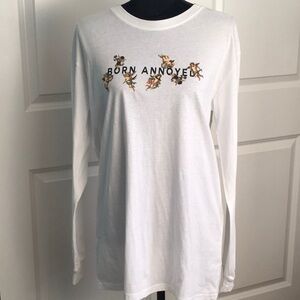 🎉 SALE Rue 21 Born Annoyed Long Sleeve Tee